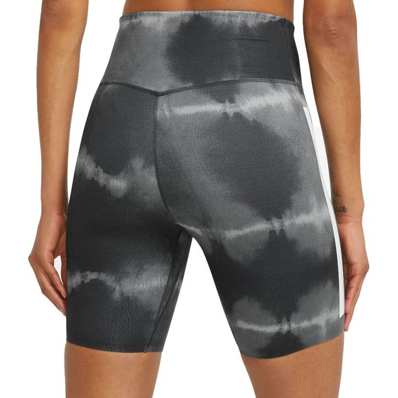 NWT Nike Women's One Luxe Dri-FIT 7" Mid-Rise Printed Training Shorts - Picture 2 of 3